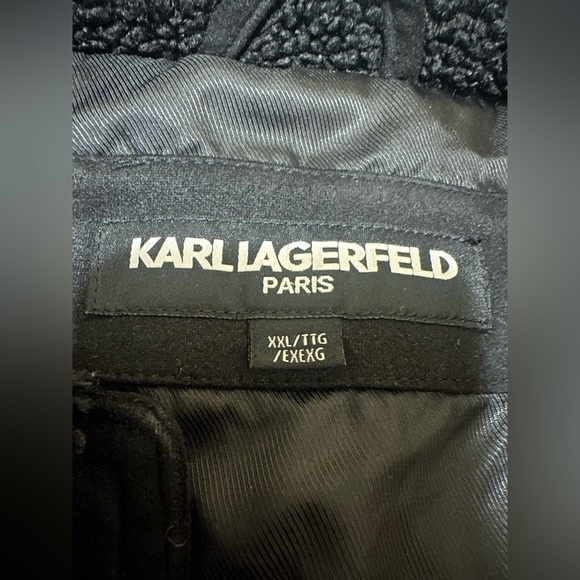 Pre Loved KARL LAGERFELD PARIS Men’s size XXL Jacket - Picture 4 of 7